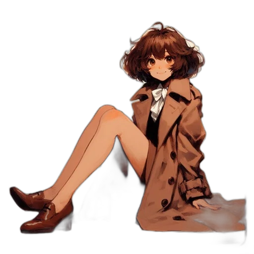 dress, jacket, shoes, creature transparent PNG cut-out