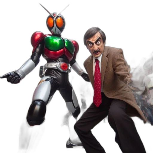 robot, concept art, 3d render, comic book art transparent PNG cut-out