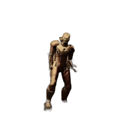 robot, creature, staff, mask transparent PNG cut-out