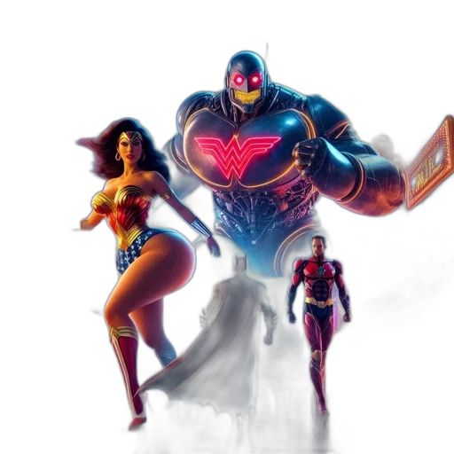 concept art, comic book art, fantasy art, 3d render transparent PNG cut-out