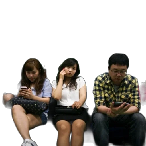 staff, concept art, people, sitting transparent PNG cut-out