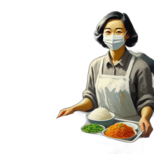 food, mask, face, pixel art transparent PNG cut-out
