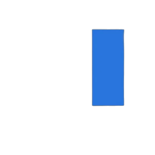 robot, face, pixel art, blue transparent PNG cut-out