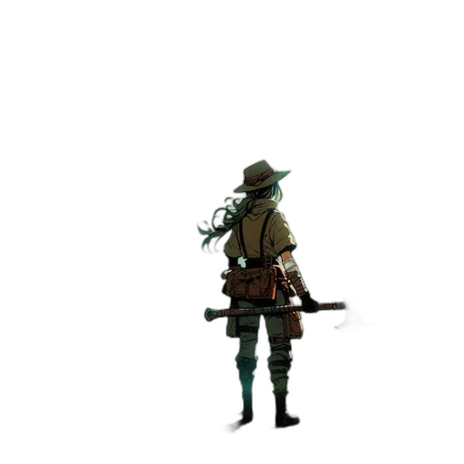 staff, weapon, sword, hat transparent PNG cut-out