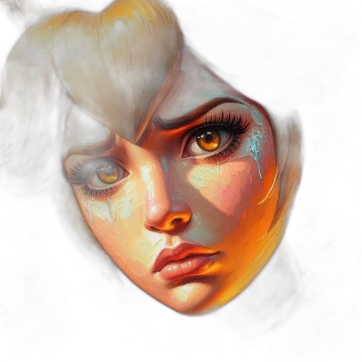 face, mask, robot, photorealistic transparent PNG cut-out