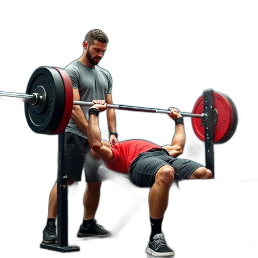 weapon, man, performing, bench transparent PNG cut-out