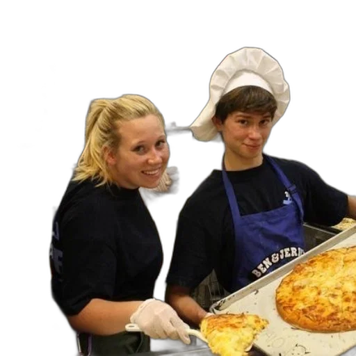 food, staff, hat, three transparent PNG cut-out