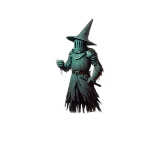 staff, hat, creature, mask transparent PNG cut-out