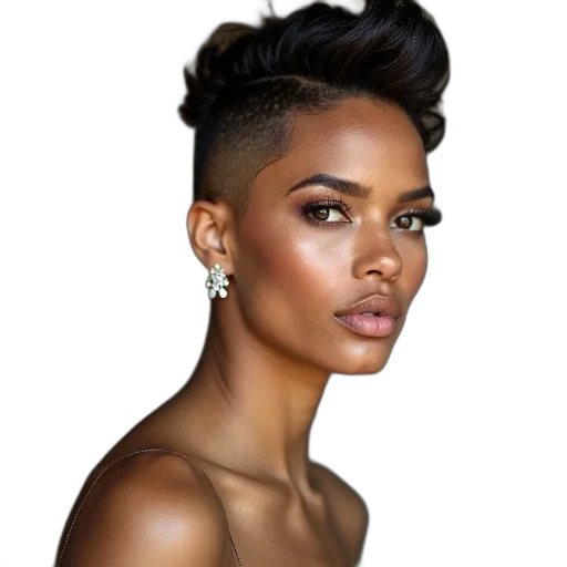 hair, jewelry, crown, face transparent PNG cut-out