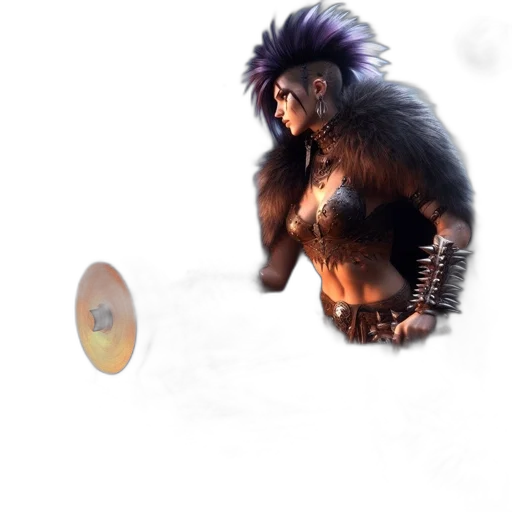 creature, animal, weapon, hair transparent PNG cut-out