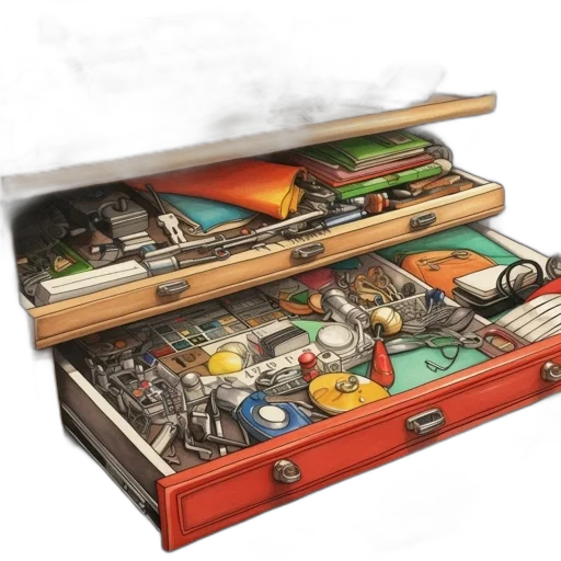 furniture, image, shows, disorganized transparent PNG cut-out