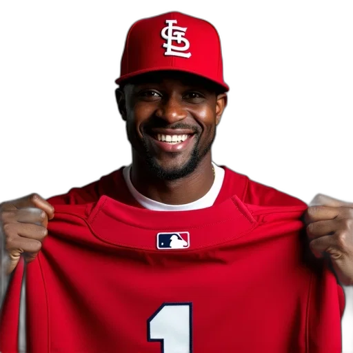 hat, man, holds, cardinals transparent PNG cut-out