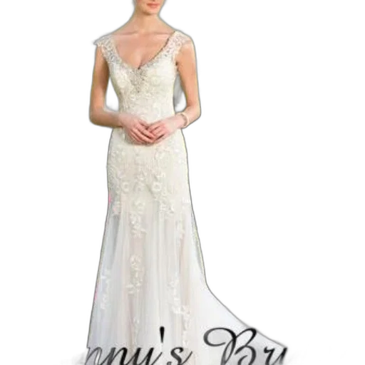 dress, woman, elegant, beaded transparent PNG cut-out