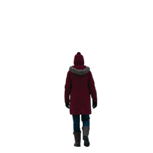 jacket, hat, robot, creature transparent PNG cut-out