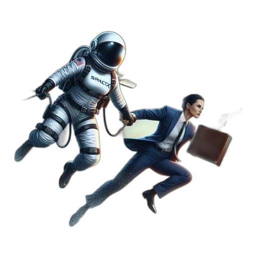 robot, staff, concept art, 3d render transparent PNG cut-out