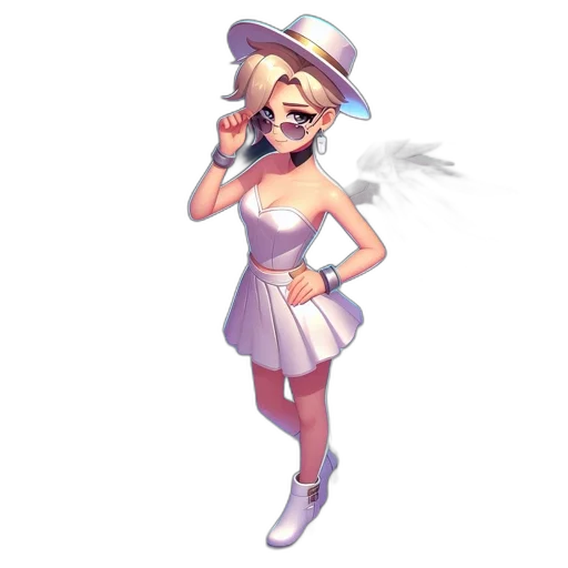 hat, staff, dress, pixel art transparent PNG cut-out