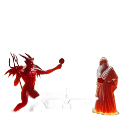 3d render, concept art, fantasy art, fire transparent PNG cut-out