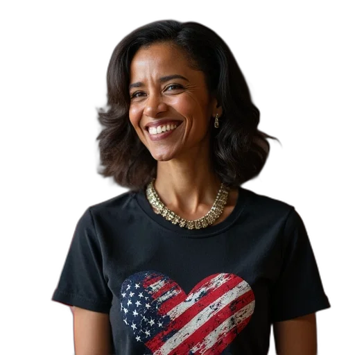 obama, redistributioner, women, shirt transparent PNG cut-out