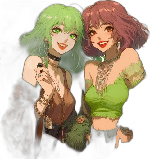 fantasy art, concept art, pixel art, watercolor transparent PNG cut-out