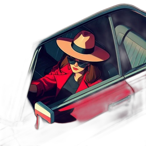 hat, car, jacket, concept art transparent PNG cut-out