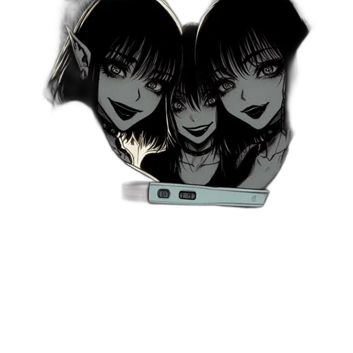 mask, jewelry, anime, 3d render transparent PNG cut-out