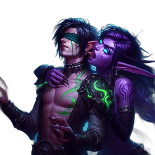 cyberpunk, fantasy art, concept art, comic book art transparent PNG cut-out