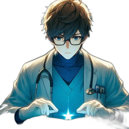 staff, jacket, anime, concept art transparent PNG cut-out