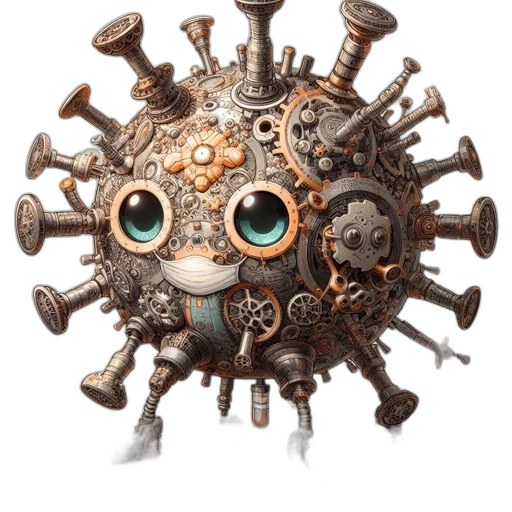 mask, robot, jewelry, crown transparent PNG cut-out