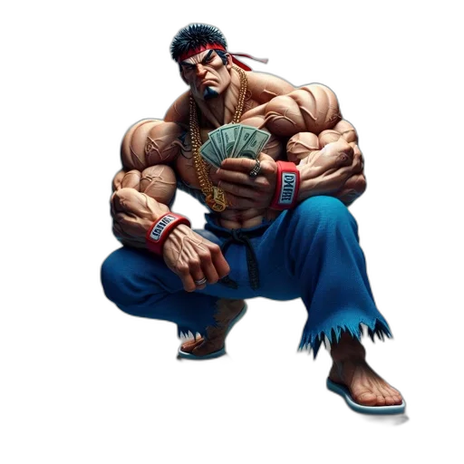 concept art, comic book art, 3d render, pixel art transparent PNG cut-out