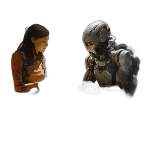robot, jewelry, mask, 3d render transparent PNG cut-out