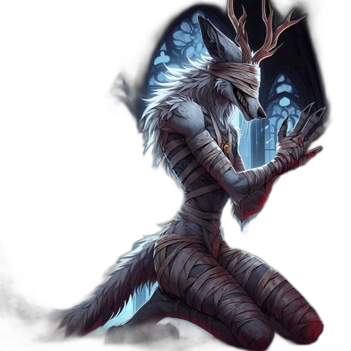 dragon, creature, staff, sword transparent PNG cut-out