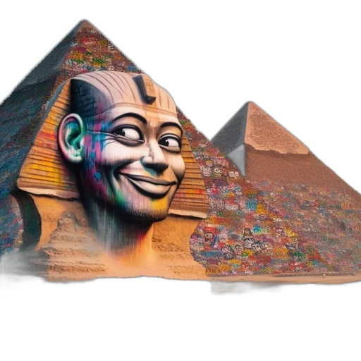 mask, face, concept art, 3d render transparent PNG cut-out