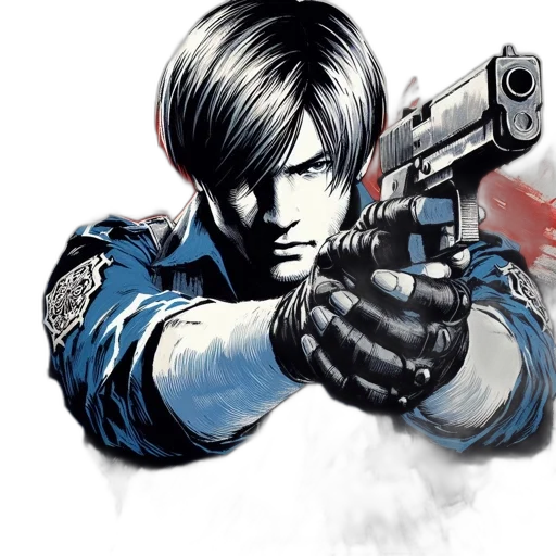 weapon, comic book art, concept art, photorealistic transparent PNG cut-out