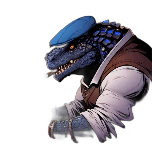 dragon, staff, creature, mask transparent PNG cut-out