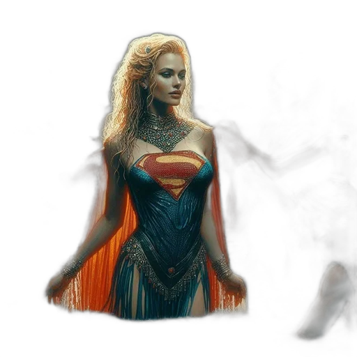 dress, concept art, comic book art, fantasy art transparent PNG cut-out