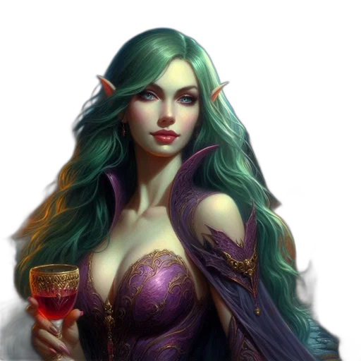 dress, dragon, fantasy art, concept art transparent PNG cut-out