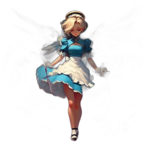 dress, staff, hat, mask transparent PNG cut-out