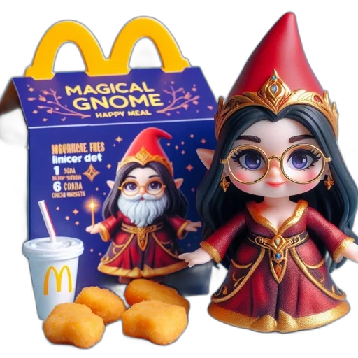 crown, food, concept art, 3d render transparent PNG cut-out