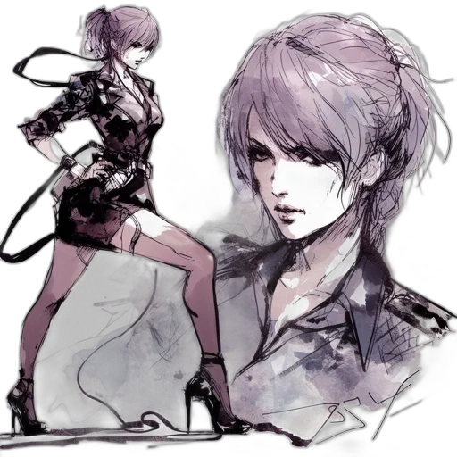 weapon, concept art, cyberpunk, watercolor transparent PNG cut-out