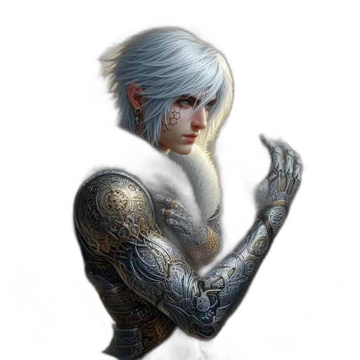 dragon, sword, face, robot transparent PNG cut-out