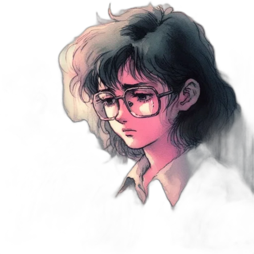face, hair, creature, robot transparent PNG cut-out