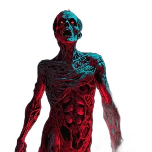 robot, creature, concept art, 3d render transparent PNG cut-out