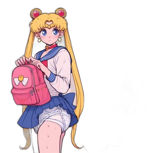 dress, weapon, jacket, anime transparent PNG cut-out
