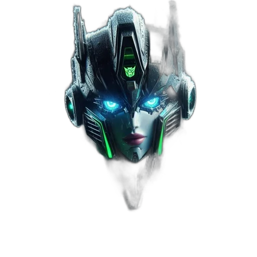 robot, mask, face, weapon transparent PNG cut-out