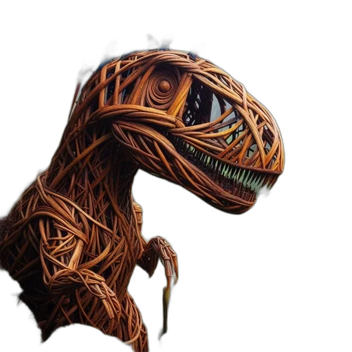 dragon, creature, mask, animal transparent PNG cut-out
