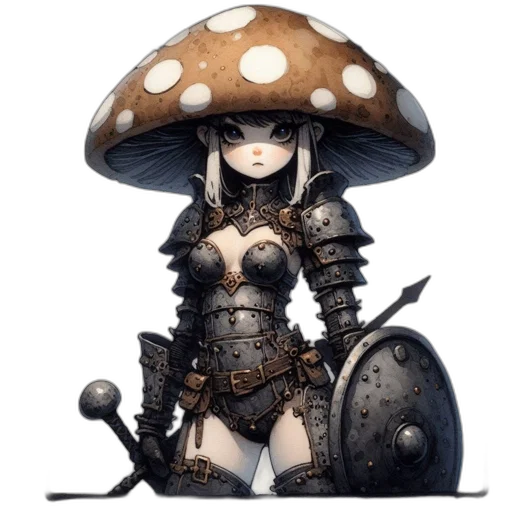 hat, umbrella, weapon, staff transparent PNG cut-out