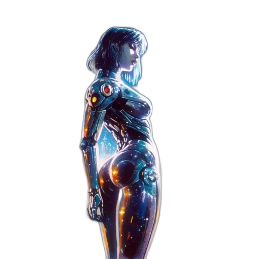 robot, dress, jewelry, bottle transparent PNG cut-out