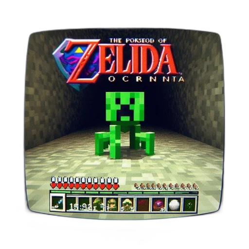 3d render, pixel art, vaporwave, concept art transparent PNG cut-out