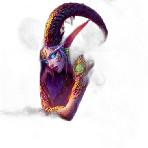 dragon, creature, staff, mask transparent PNG cut-out