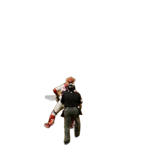 staff, weapon, jacket, robot transparent PNG cut-out
